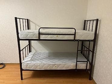 Oğlan və qız üçün, Çarpayı, Matras ilə, Siyirməsiz, Dəmir — 1
