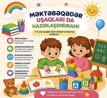 Məktəbəqədər və ibtidai sinif hazırlığı, Azərbaycan dili, Əyani, Fərdi, Qrup