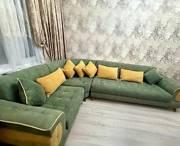 Divan və kreslo dəstləri: İşlənmiş, Künc divan, Divan, Bazalı, Açılan — 1