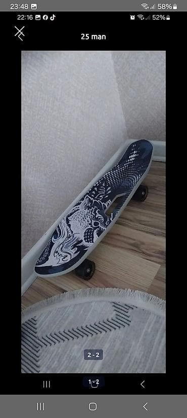 Skateboard – qrafik naxışlı gövdə - Tip: Kruzer tipli skateboard -