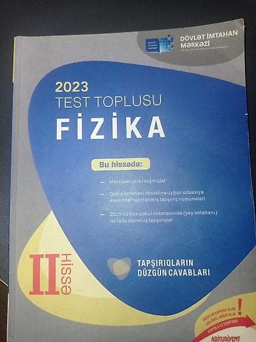 kimya guven testi pdf: Fizika 11-ci sinif, 2023 il, Ünvandan götürmə — 1