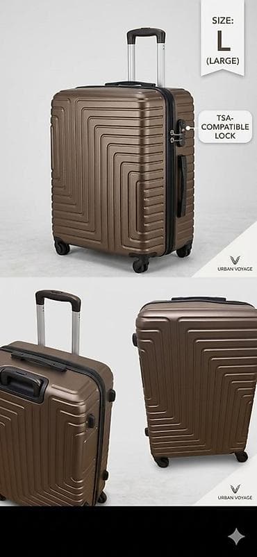 Çamadanlar: Urban Voyage – L ölçülü sərt çamadan - Ölçü: L (Large) - TSA uyğun — 2