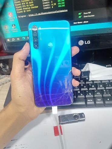 apple ipad mini 6: Redmi Note 8, 64 GB, rəng - Mavi, Barmaq izi — 1