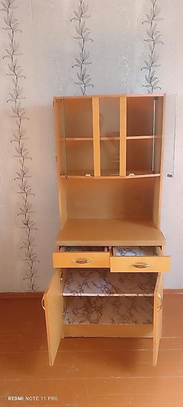 metbex ucun skaf: Mətbəx üçün şkaf-bufet - Material: ağac əsaslı lövhə (laminat səth) — 1