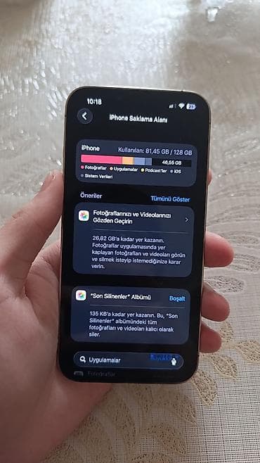 iphone 13 pro mac: IPhone 13 Pro, 128 GB, Matte Gold, Simsiz şarj, Face ID — 5