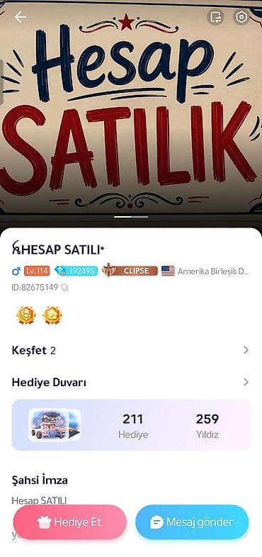 дрифт кар: WePlay hesabı. Hesabın görünən xüsusiyyətləri: - Səviyyə: 114 - ID — 3