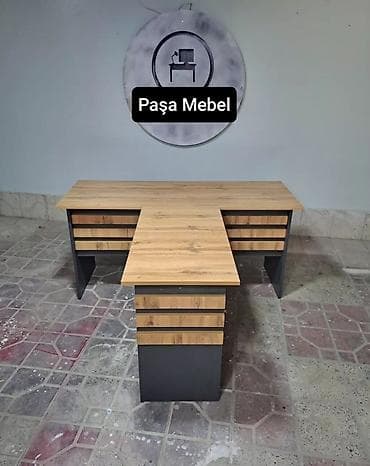 Ofis dolabları: Yeni, Müdir üçün, Dördbucaq masa — 1