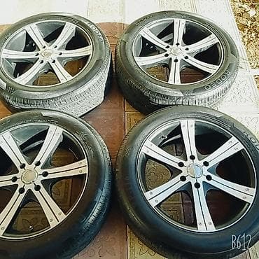 teker kompressoru: Təkərlər az sürülüb Ölçüləri 265/50 R20 6 bolt, Mitsubishi Pajero — 2
