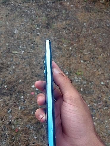 22 ekran monitor: Redmi Note, 256 GB, rəng - Göy, Barmaq izi — 5