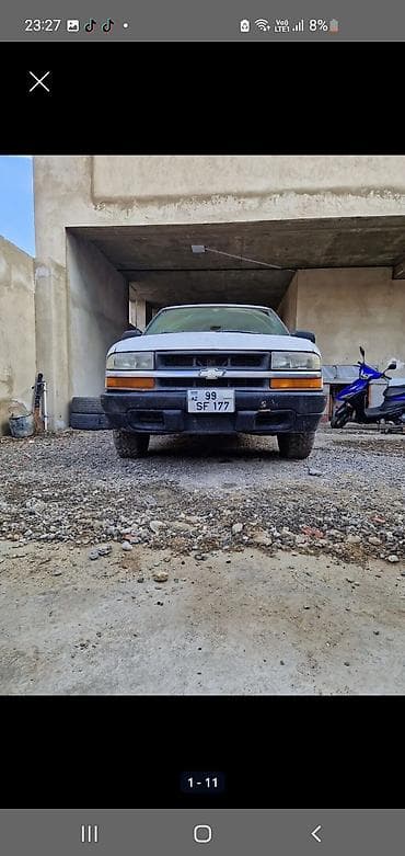 masin 09: Chevrolet S-10 pikap. 24 mator karopkası qoyulub. kalbilyator 05di — 1