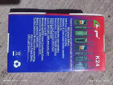 avto dinamik: Hope K24 mobil telefon Xüsusiyyətlər: - Ekran: 1.77", 128×160 (və ya — 4