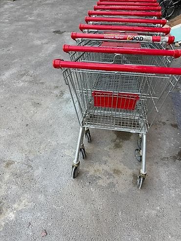 market arabasi: Supermarket alış-veriş arabaları 35 ədəd 1ədəd i 130 azn Çox — 4