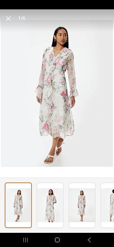 ag etek: Gündəlik don, Midi, 2XL — 4