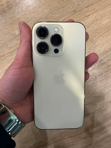 Kabrolar: IPhone 14 Pro, 128 GB, Matte Gold, Simsiz şarj, Face ID — 1