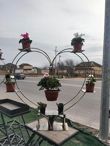 mebleri: Bağ üçün dekorativ ağ taxta trellis qövs - Material: ağ rəngdə — 9