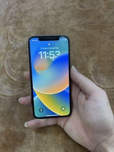 iphone x barter var: IPhone X, 64 GB, Gümüşü, Face ID — 3