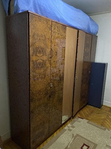 gencede qapilar: 6 qapı, Qəhvəyi, Taxta, Açılan, Düz dolab — 1