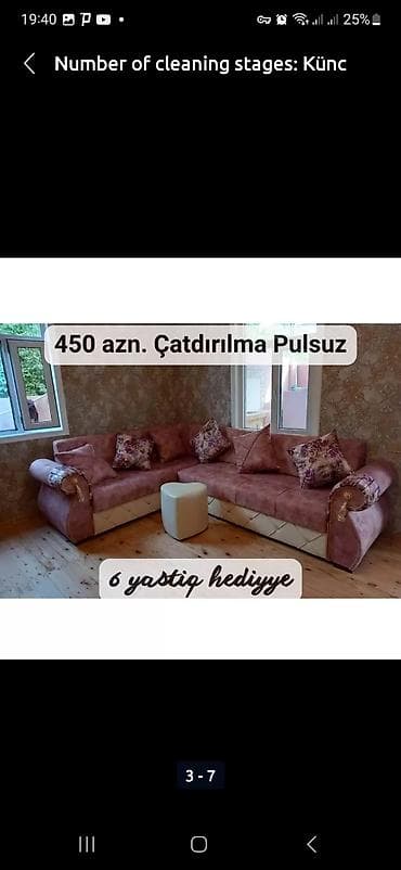 pul gülü: Künc divan, Yeni, Bazasız, Parça, Şəhərdaxili pulsuz çatdırılma — 2