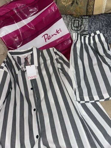 Шубы: Brend: Penti

- Dəst: köynək və şort
M ölçü — 1