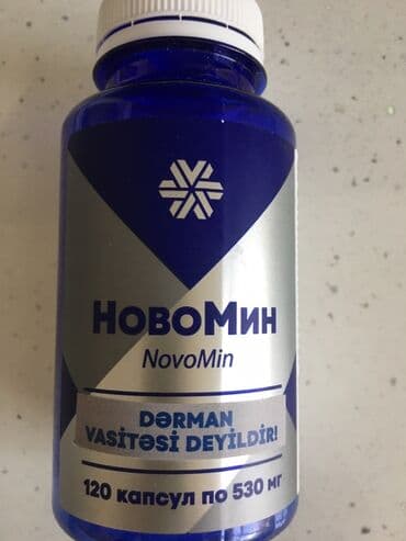 devit 3 ampul qiyməti: NovoMin qablaşdırılmış kapsullar. Qablaşdırmada 530 mq olan 120 kapsul — 1
