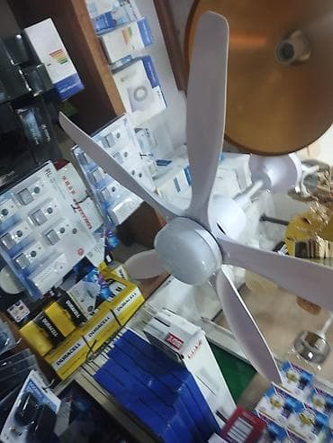 tavan ucun ventilyator: LED işıqlı ventilyator lampa - 32" ölçü - 2300 lm işıq axını - E27 — 1