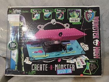 автомобильный набор: Monster High Create-A-Monster Design Lab – “Design A Monster!” — 2