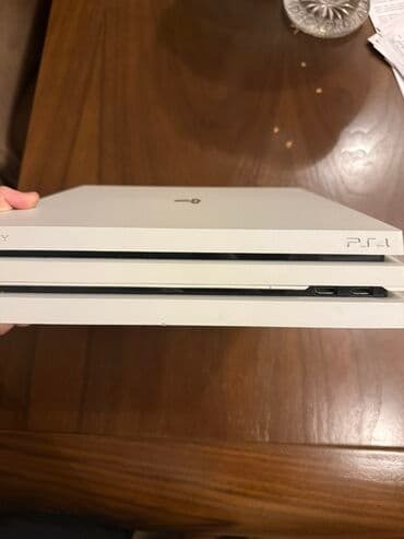 Kompüter, noutbuk və planşetlər: Sony PlayStation 4 Pro – White (Glacier White) - Model: PS4 Pro — 2