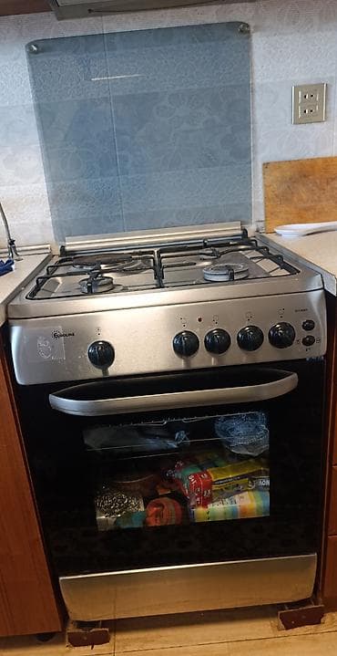 Qarışıq sobası Ayrıca dayanan, 4 gözlü