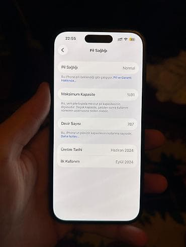 iphone 11 pro max yeni: IPhone 15, Black Titanium — 3