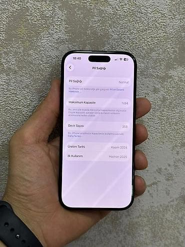 iphon 6 plus: IPhone 16 Pro, 128 GB, Space Gray, Zəmanət — 2