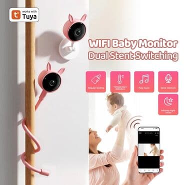 Fotokameralar: WiFi Baby Monitor – Tuya ilə işləyən ağıllı uşaq kamera — 4