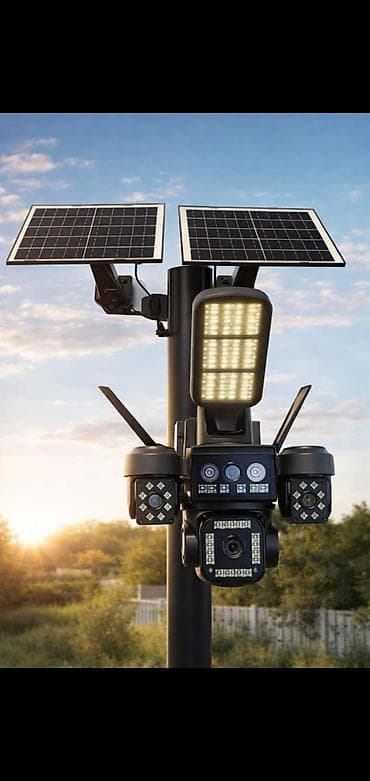 Günəş Enerjili, Sim kartlı,4G Ağıllı təhlükəsizlik kamerası - İki