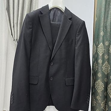 Klassik qara üçlü kostyum dəsti – MR MORQAN - Komplekt: pencək, jilet