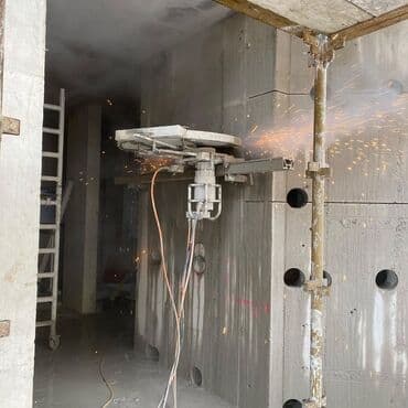 pencere qapi: Beton deşmə beton kəsmə kesimi boru yerlerinin acilmasi — 28