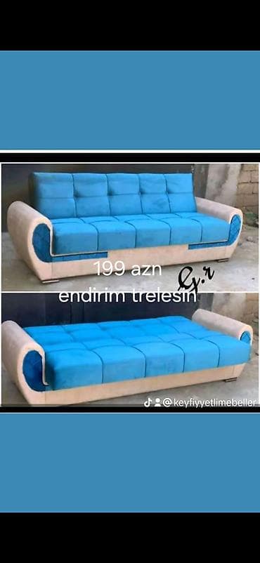 açılan divan: Çevrilə bilən divan – çoxfunksiyalı model - Oturacaqdan yataq — 2