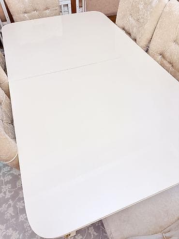 ikinci əl masa: Açılan stol və 6 stul satılır — 5