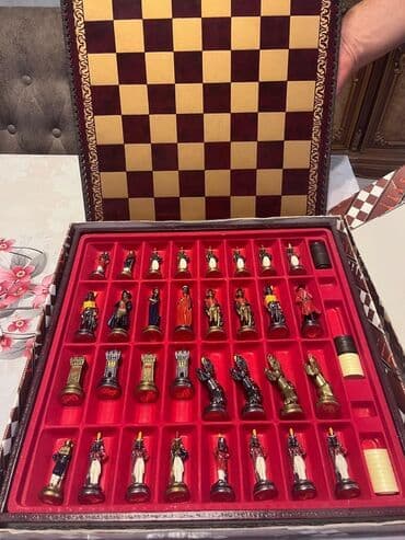 купить шахматы в баку: Təzədir Tarixi işlikli şahmat 
Real alıcıya endirim olacaq — 1