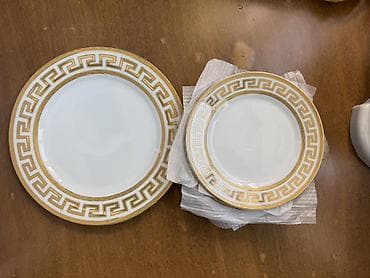 Nahar dəsti, rəng - Ağ, Farfor, Versace — 1