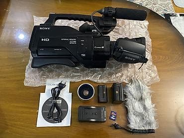 Sony HD video kamera seti; yeni gəlib rasiyadan Məhsul