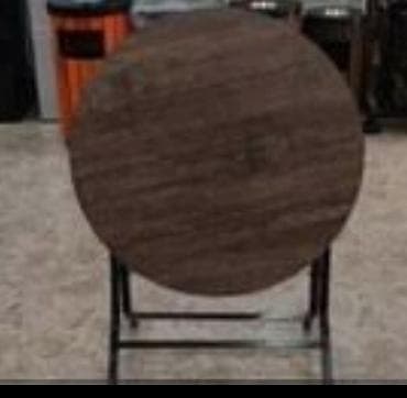 Mətbəx masası, Yeni, Qatlanan, Metal, Yumru masa