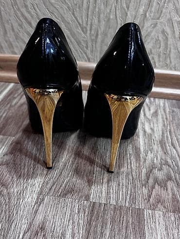 dəri ayaqqabi: Giuseppe Zanotti qadın tufliləri orjinaldir 39 razmer Daban — 3