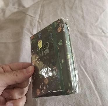 dəfdər: “Fairy Land” dizaynlı kiçik qeyd dəftəri - Qapaq: tünd rəngli, çiçək — 1