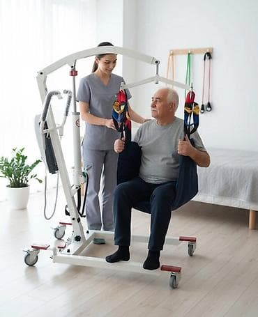 miron mebel: Elektrik xəstə qaldırıcı – evdə və klinikada təhlükəsiz transfer üçün — 1