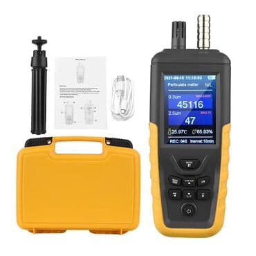 прибор: Toz hissəciklərinin sayğacı Model: TC - 8100 Səpilmə prinsipini qəbul — 8