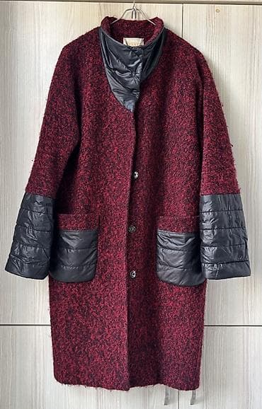 paltolar ve kurtkalar model: Qadın palto – Bordo Ölçü: 48-52 Türkiyədən baha alınıb. 1-2 dəfə — 3