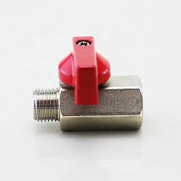 Mini kran (on/off klapan) – 1/4" gövdə - Material: nikellənmiş metal lalafo.az -da Mini kran (on/off klapan) – 1/4" gövdə - Material: nikellənmiş metal