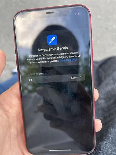 Техника и электроника: IPhone 11, 64 ГБ, Красный, Face ID — 3
