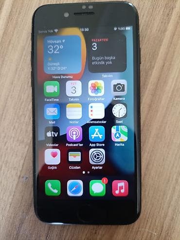 ref iphone: IPhone 7, 128 GB, Qara, Barmaq izi — 6