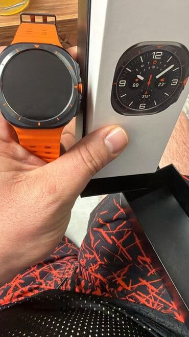 smart saat mi: Smart saat, Samsung, Sensor ekran, rəng - Narıncı — 1