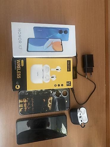 canon eos 1300d: Honor X7, 128 GB, rəng - Boz, Barmaq izi, Face ID — 3